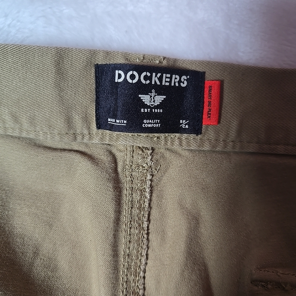 Dockers Mens Straight Fit Smart 360 Flex Go To Cargo Pants Khaki 40Wx32L - Picture 13 of 16